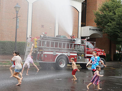 Franklin Fire Department Water Feature