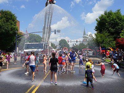 Franklin Fire Department Water Feature