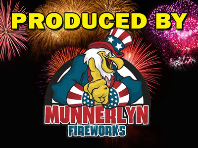 Munnerlyn Pyrotechnics Fireworks Over Franklin North Carolina